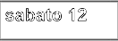 sabato 12