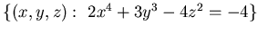$\{ (x,y,z): x^2+y^2=e^z\}$
