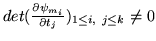 $fA\subseteq {\bf R}^k \to {\bf R}^{n-k}$
